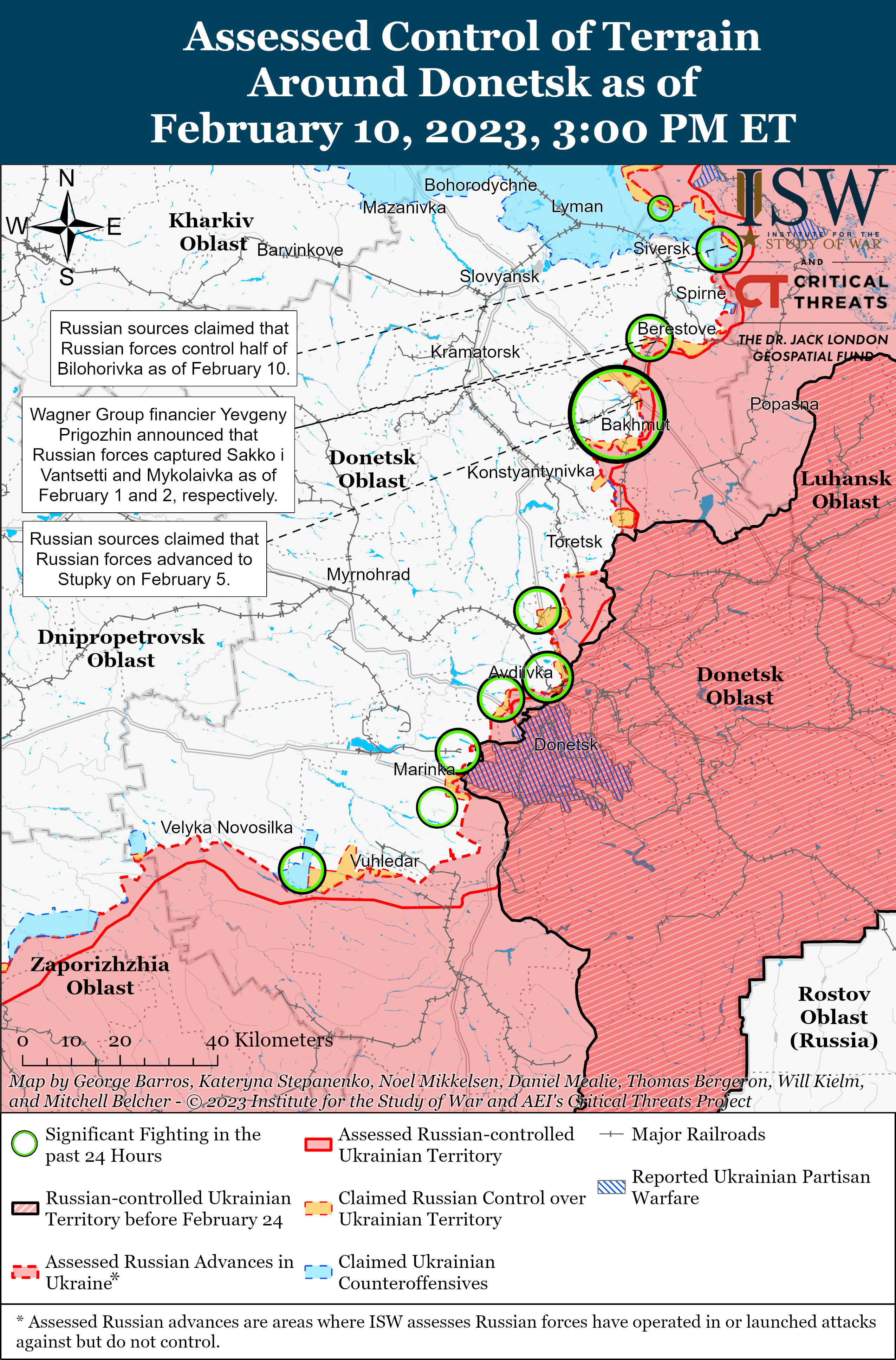 Russian Offensive Campaign Assessment, February 10, 2023 | Institute ...